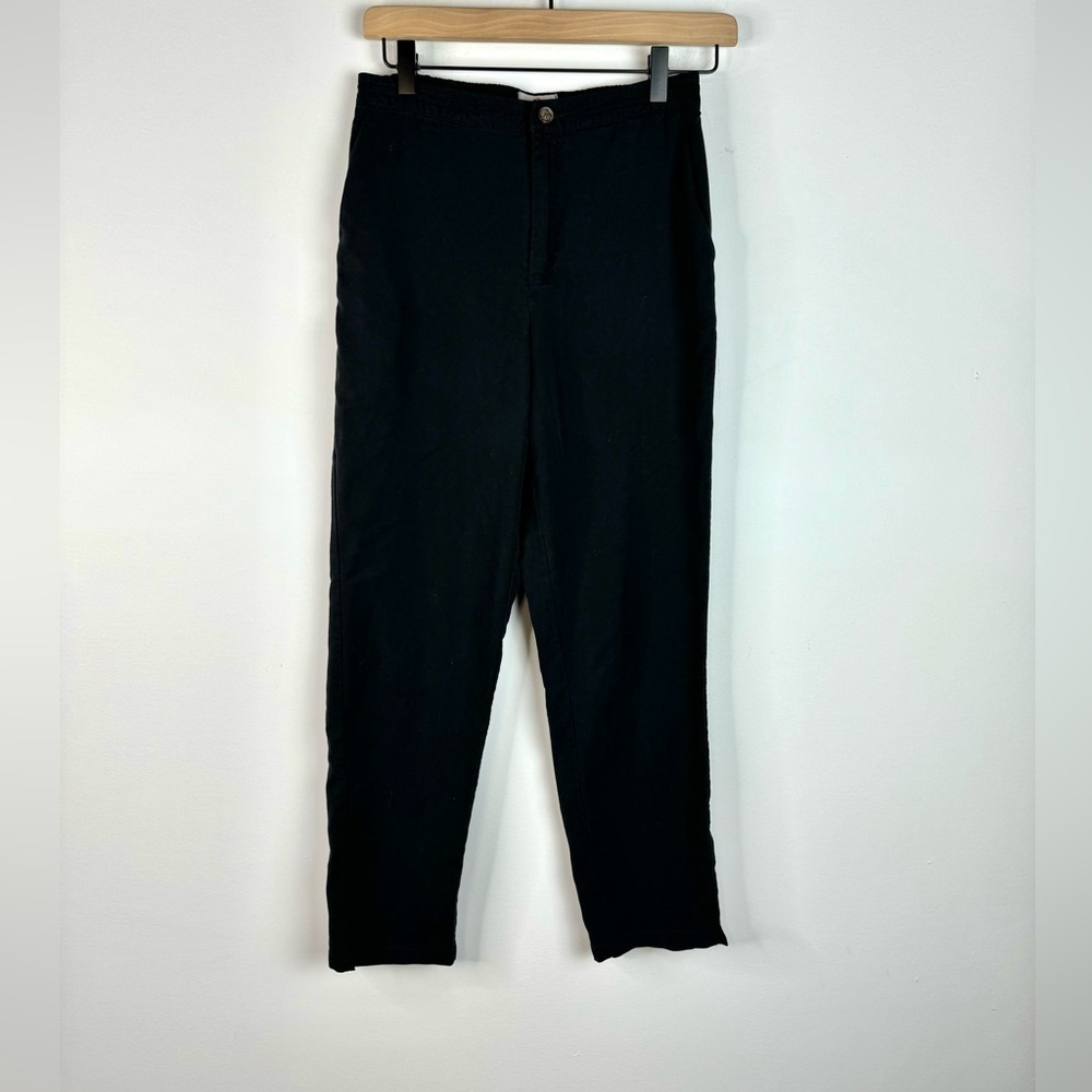 Marine Layer Black crop pants Fabric Modal Nylon Polyester Small